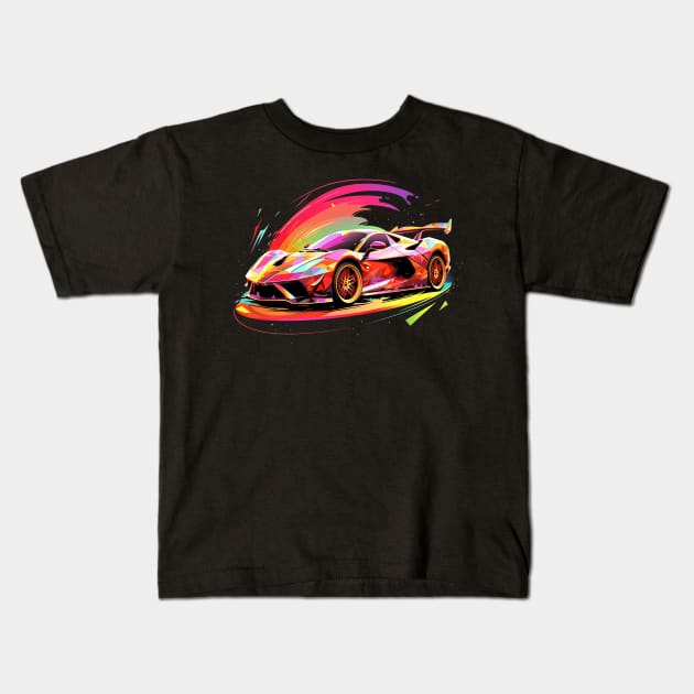 supercar Kids T-Shirt by piratesnow